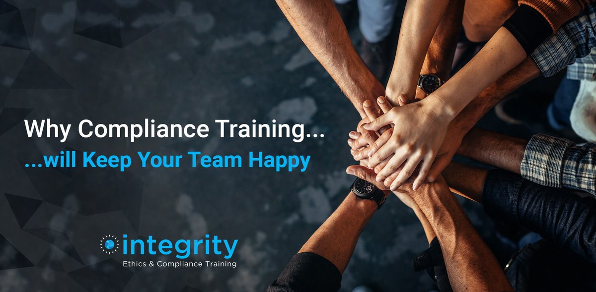 INTERACTIVE_SVC's tweet photo. Compliance training doesn't have to be a headache for your team. When executed correctly, it can be the morale-building tool your office needs. https://t.co/mQdwXscPOs https://t.co/EDy2fLHxjA