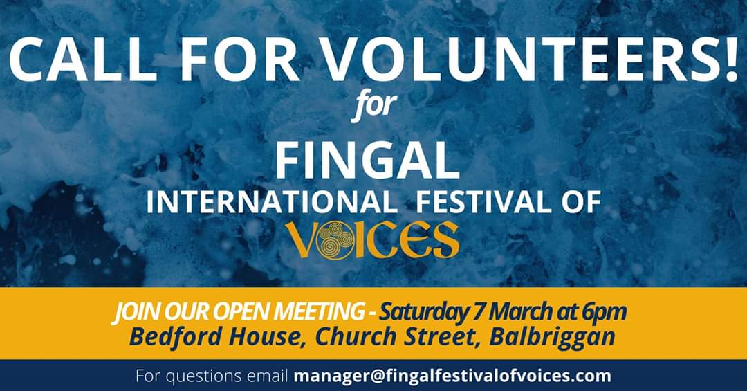 sarahmayrogers7's tweet photo. This Saturday 7 March 6pm in Church Street, Balbriggan. 🎼🎶
#music #festival #March2020 #GetInvolved #meeting #choral #choir #voices #FIFOV #ireland #fingal @BalbrigganNews @OurBalbriggan @BbrigganChamber @BalbrigganTour @FIFOV_Ireland @fingalmusic @CadenceAcademy8 https://t.co/MBTUtOQAop