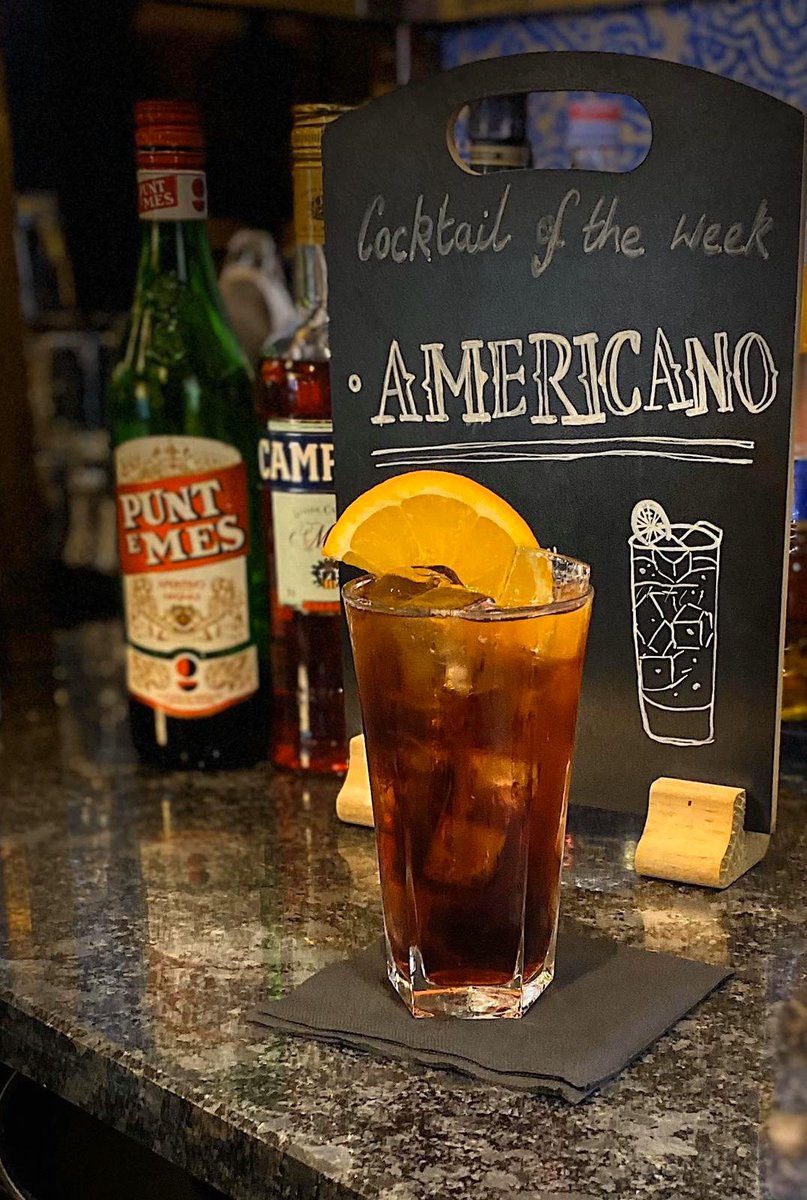 BarSaintJames's tweet photo. 🍸 Cocktail of the week 🍸

The “Americano” made with Campari, Sweet vermouth and Soda ✨

#cocktailoftheweek #campari #camparicocktail https://t.co/zVojNVetJx