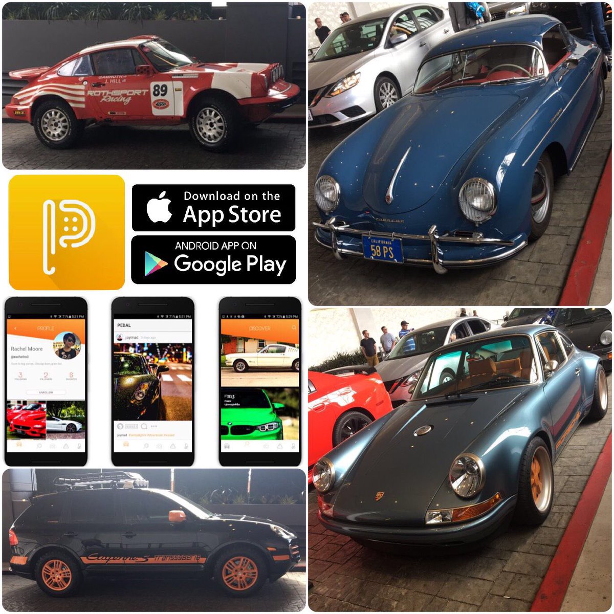 🔶 Outside at the LA Lit & Toy Show 
🔶 PEDAL is a free, must have #automotive #enthusiast picture & video sharing #app
🔶 Get PEDAL - Free in app stores
#lalitandtoyshow #lalitandtoyshow2020 #porsche #porsche356 #porsche911 #porsche911turbo #classicporsche #singerporsche