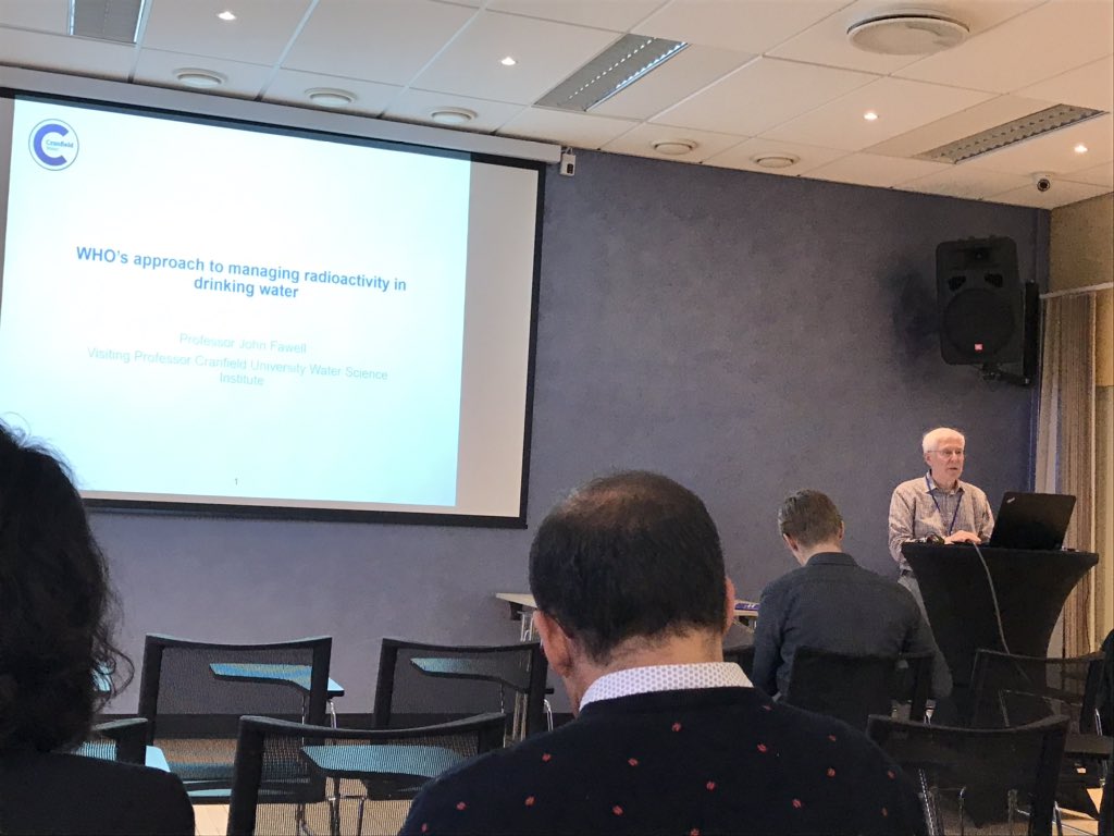 lifealchemia's tweet photo. 2nd session of the @lifealchemia seminar: interesting presentation by John Fawell from WHO about guidelines “Management of #radioactivity in drinking #water”. And first results achieved from Spanish pilot plants by our partners from @CIESOL_UAL @dipalme_almeria https://t.co/ziGfsKRj82