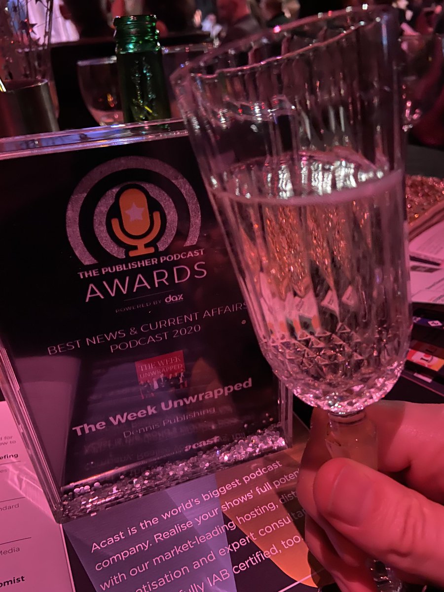 TheWeekUK's tweet photo. Victory! Congrats to our host @OllyMann and producers @tweetsarahmyles and @virtualmatthill. Woohoo!

@LifeAtDennis https://t.co/S2rOj3z9sv
