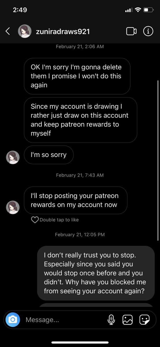 Amalee You Ve Been Stealing Content For Over A Year As A Declined Patron Because Whenever Your Card Declines At The End Of The Month You Make Anothe Account