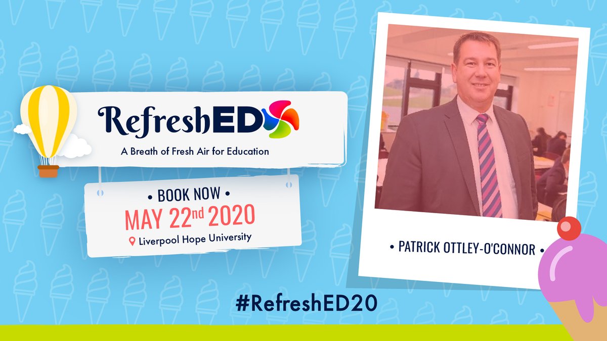 RefreshED_Liv's tweet photo. β @ottleyoconnor an Executive Principal, has been a senior leader for 25+ years. He coaches many aspiring, new & experienced headteachers & CEOs.
Hear Patrick at #RefreshED20 π¦
#edutwitter #sltchat https://t.co/wamoKK4zD2