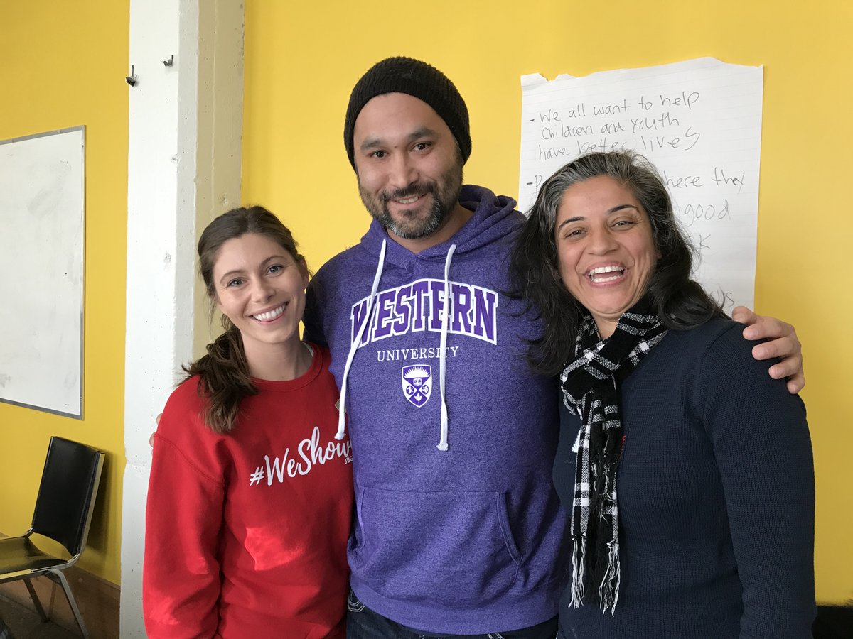 westernuCSMH's tweet photo. Our Winnipeg travellers! L-R: Kelsey Huson (MA student), @MikeCywink (Student Mentor and Program Liaison
The Fourth R, Uniting Our Nations) and Karmie Dhillon (Project Manager, RISE-R project #CSMHRISER) https://t.co/vZ4jaonSot