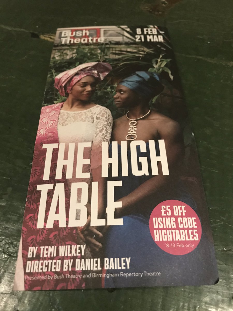 SternbergAnna's tweet image. Completely wonderful and not to be missed @bushtheatre incredible cast, very funny and deeply moving. An all heart, emotion and full of human warmth production. I really loved it ! #thehightable brilliant debut play by Temi Wilkey