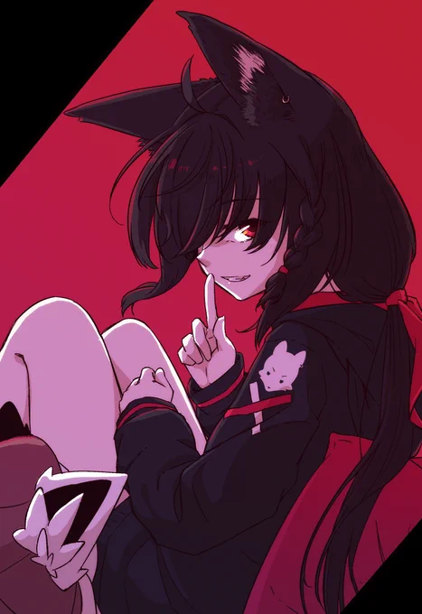 パーカー #絵フブキ  #ホロライブヴィラン 
