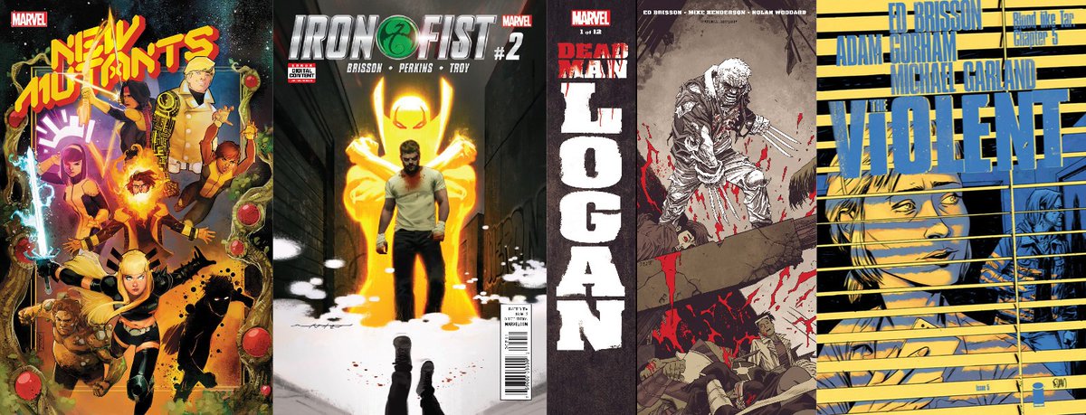 DConComics's tweet image. We're excited to have writer @edbrisson  joining us for his first Dragon Con! He is currently writer on Ghost Rider &amp;amp; New Mutants. Some of his past credits include: Uncanny X-men, X-Force, Dead Man Logan, and Iron Fist.