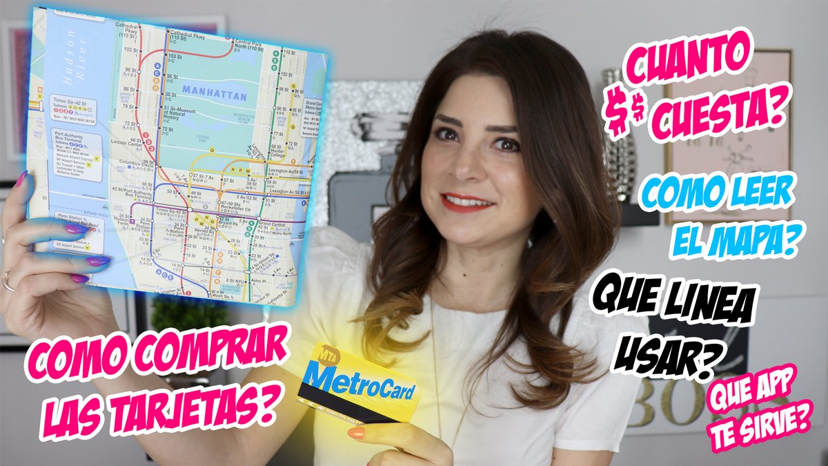 BIANCAVELEZ1's tweet photo. En este video te explico paso a paso como debes de usar el metro en la ciudad de Nueva York y todas las dudas que hay a su alrededor, espero te sirva mucho! 🗽🚃🚆🚉
Video completo: https://t.co/6PZwSnkDnL
#ny #subwayNY #NYsubway https://t.co/InCaoxNSoN