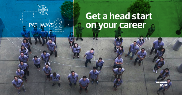 Interested in an internship? Learn more about <a href="/RSMUSLLP/">RSM US LLP</a>'s culture and what a career here could mean for you by applying to our Pathways Summer Leadership Program! #BeYouatRSM rsm.buzz/32Sf2y4