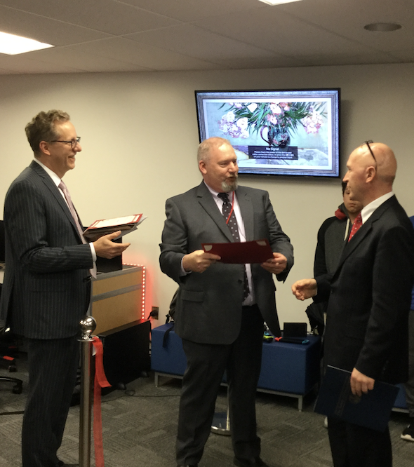 Lebanon_SD_News's tweet photo. Thank you to everyone who attended the Ribbon Cutting Ceremony today for Lebanon High School's Esports Facility.  Thank you to Senator Arnold, Mayor Capello and the County Commissioners for their Proclamation and Certificate presentations. https://t.co/vikhz1GGOZ