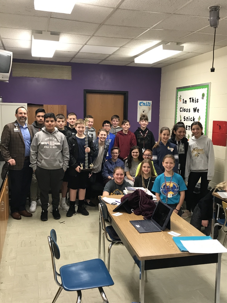 TomAlbers's tweet photo. Congratulations to Mrs. Taylor’s Falcon Squad for winning the February monthly attendance award!  Shout out to Mr. Bryce Young and HMC for helping present the award.  #Excellence! #HMSFalconForce https://t.co/PEbgxQBmIa