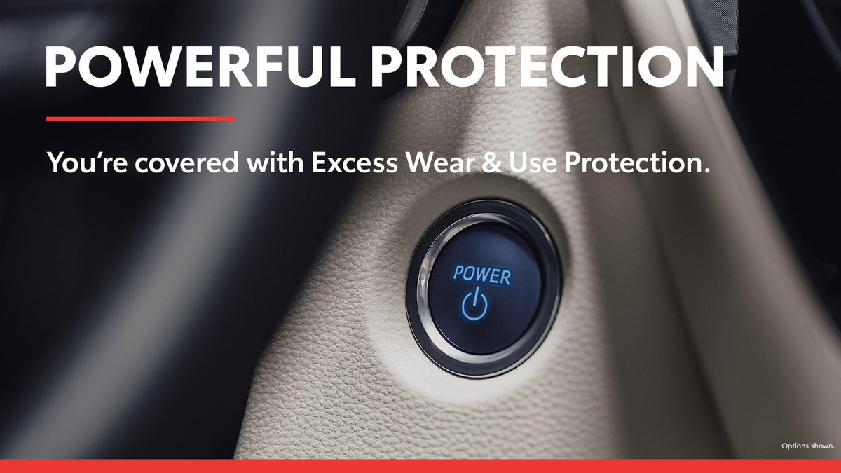 Unleash the power of Excess Wear &amp; Use Protection. No claims to submit. No deductibles to pay. No reimbursements to request. Discover more: toyota.us/2wqnzMv