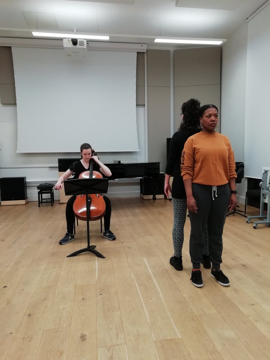 Thanks to @SuziePurkis @AbigailKellySop and Flora McNicoll for a very insightful rehearsal tonight on 'The Girl Behind the Glass'. Look forward to sharing on Sunday at 3.30pm @RBC_WomensDay! #BalanceforBetter