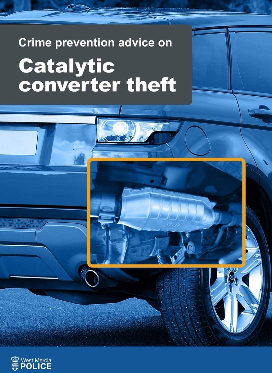 PC_Fulford's tweet photo. #LateShift 2pm/Midnight #6thIncident #999Call 📞 21:00 Hours, Reports of #TheftFromMotorVehicle in #Redditch off #AldersDrive. Arrived within 5 minutes 🚔 #CatalyticConverterTheft..#AreaSearch completed & #NoTrace Another Officer Investigating now 👍 Tips to help below ⤵️⤵️⤵️ https://t.co/rae0HvyGXf
