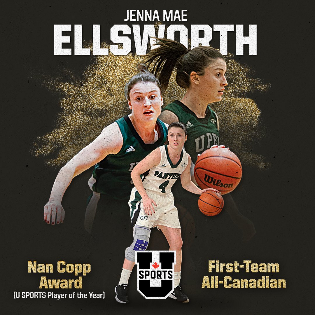 AUS First-Team All-Star✔️
AUS Defensive Player of the Year✔️
AUS Most Valuable Player✔️
AUS Champion✔️

<a href="/USPORTSca/">U SPORTS</a> First-Team All-Canadian✔️

🏆 Nan Copp Award (U SPORTS Player of the Year) 🏆

A HUGE congratulations to Canada's best, JENNA MAE ELLSWORTH!👏🇨🇦

#GoPanthersGo