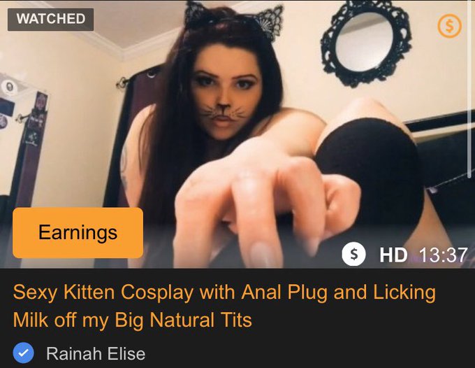 Sexy Kitten Cosplay with Anal Plug and Licking Milk off my Big Natural Tits https://t.co/zodzmzLsaI @PornhubModels<a href="/tag/thatlook"class="tags"><span>#thatlook</span></a>