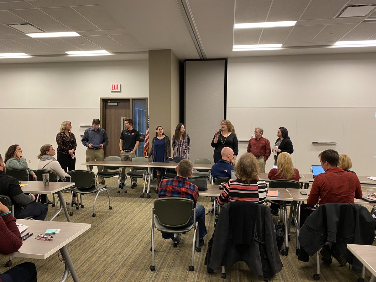 BotsIQSWPA's tweet photo. #BotsIQ enjoyed the culminating Day 5 of the Westmoreland Teacher in the Workplace Cohort today. 48 middle school teachers shared their experiences in the TIW program and how it is impacting their teaching. #preparingourfuture #workforcedevelopment https://t.co/xlq7dieYoZ