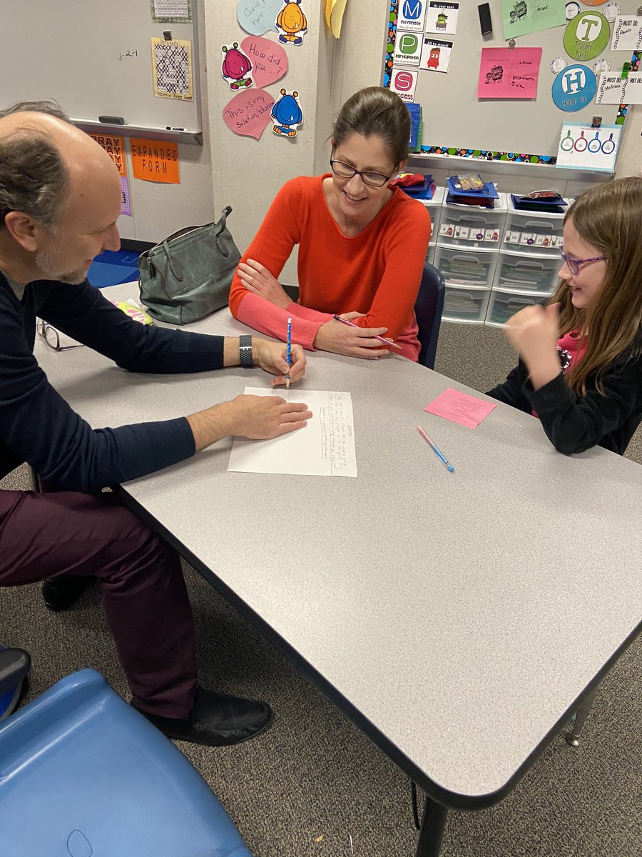 Millersmath17's tweet photo. Miller’s math night was a success!  The excitement of the students as they were teaching their parents representing and solving multiplication n division was priceless! @RobRangers #lovemystudents #parentalsupportrules https://t.co/NMeqO3sXij