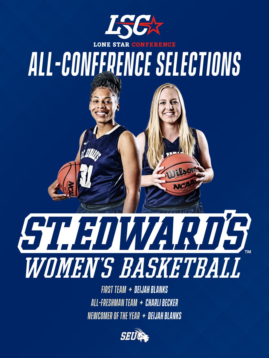 SEUAthletics's tweet photo. Congratulations to Deijah Blanks and Charli Becker on being recognized with postseason honors from the Lone Star Conference! 👏

MORE » https://t.co/048rU6y4Yy

#FearTheGoat🐐 https://t.co/Gu2IeTlXeW