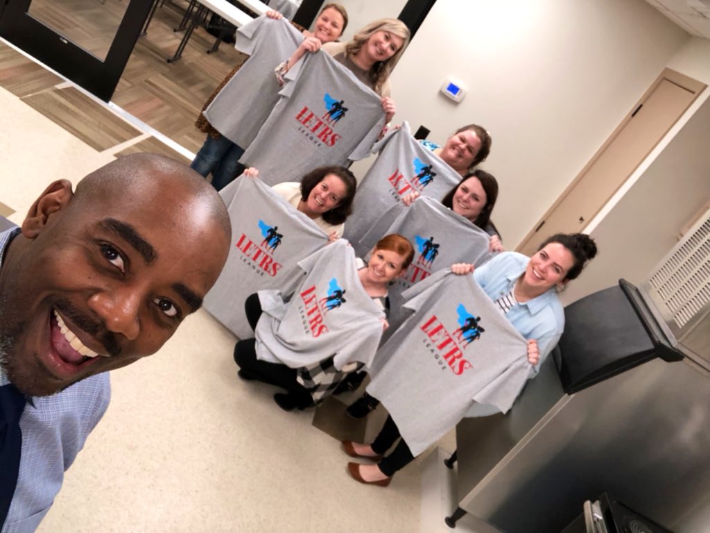 KPMcCann62's tweet photo. @SESLions LETRS League! 🦸🏻‍♀️📚 Thank you @AlabamaAchieves for this opportunity! 
Also, thank you @ReeiviceL for supporting our learning! 
Here’s to year two! https://t.co/HAiJfAoYU8