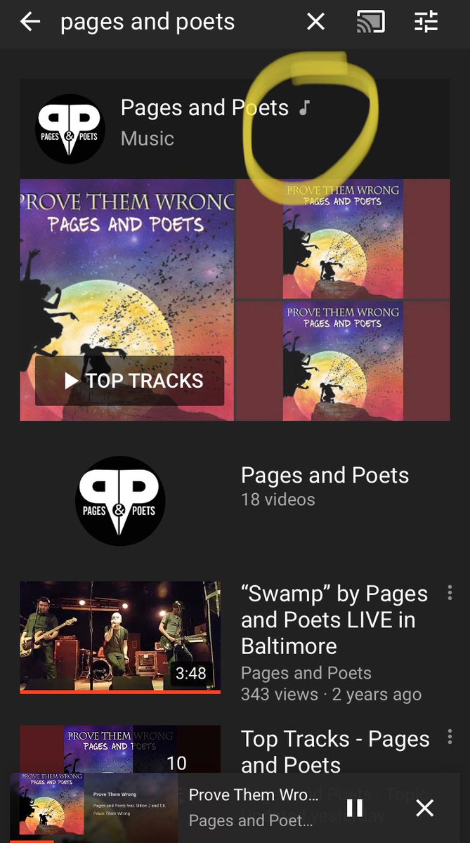 PagesAndPoets's tweet photo. Got our official artist channel on YouTube Check it out @ 
https://t.co/MaUYvawPcb
#ProveThemWrong @PagesandPoets @youtubemusic @YouTube @ytcreators https://t.co/3k8AVUlQVv