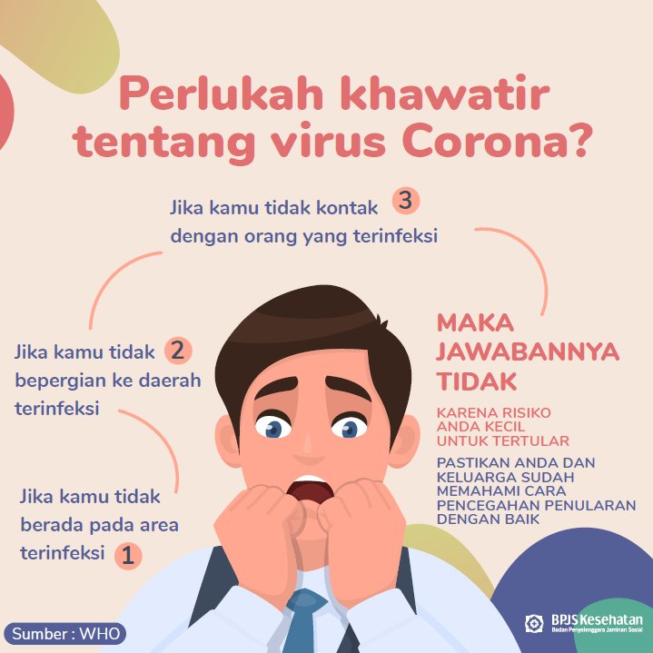 dolsir_lovegood's tweet photo. BPJS Kesehatan sebagai lembaga negara penyelenggara program Jaminan Kesehatan Nasional ikut berpartisipasi dalam upaya promotif pencegahan penyebaran penyakit akibat Virus Corona (Covid-19)

- sebuah UTAS dan kumpulan GAMBAR - #BPJSEdukasiCorona https://t.co/IvzGXPomrJ