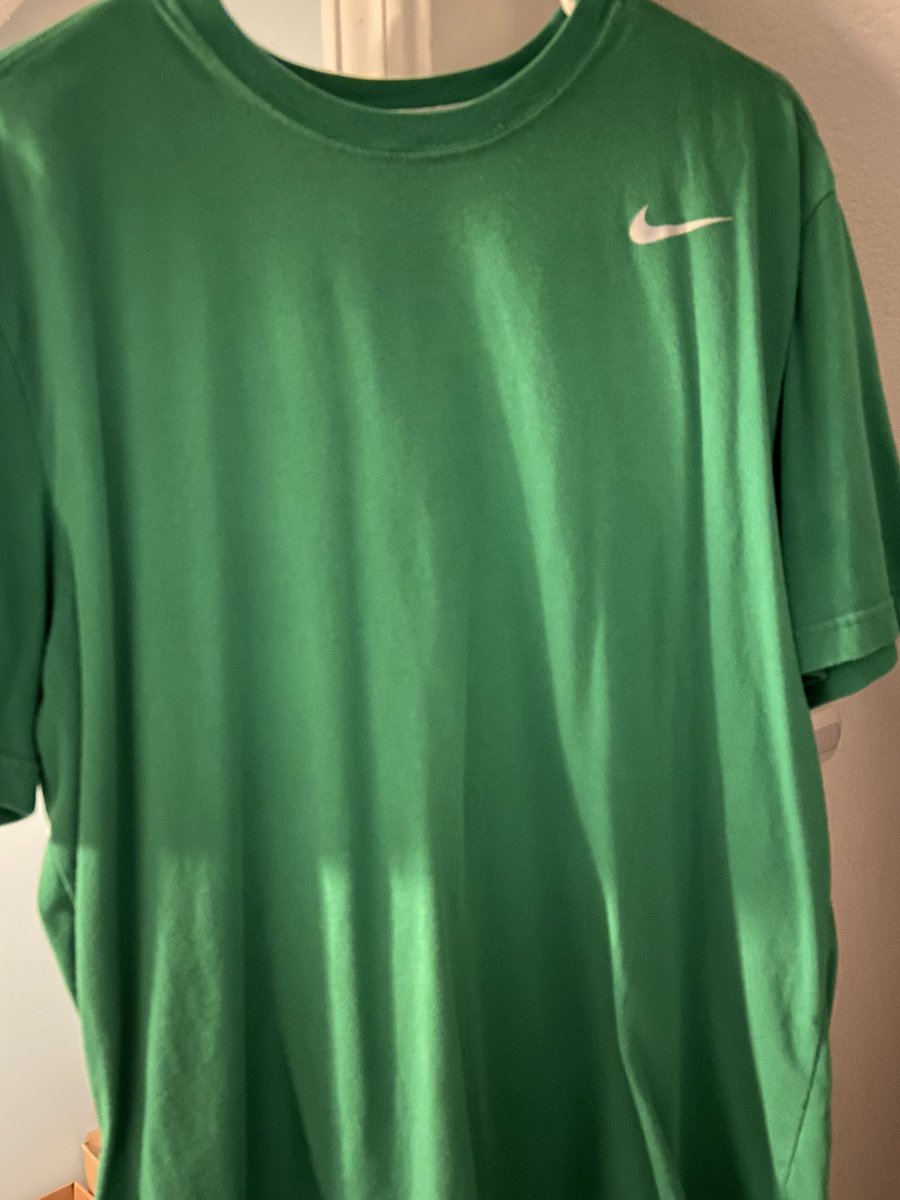 jmccowan15's tweet photo. My Jay Mee green is ready for tomorrow. How about you?  Forever Blue Raiders, come out and support our family at 7:00 at Bradley. Region championship. https://t.co/YxV4sRm6lx