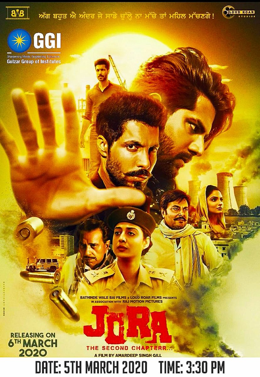 GGI_Punjab's tweet photo. #Jora in the @ggi- GGI - Gulzar Group of Institutes !!!

#Dharmendra #Singga  #Guggu #Gill and many more !! Stay Tuned People !!!!

 #March 5 2020 @3:30pm !!!  #GGIans https://t.co/aiaQbZoGoU