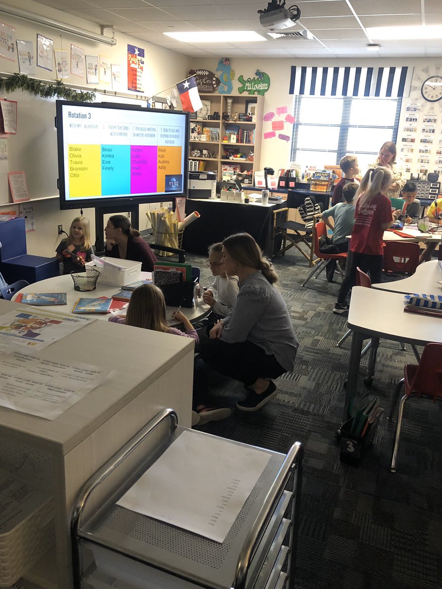 pullentiffany's tweet photo. Inspired by the teachers in GISD!  Balanced literacy in action...seeing students who are truly engaged in reading and writing. Thank you to all of the hard work and time you dedicate to instill the joy of reading and writing into our students!  @golden4ed  @Terri__C https://t.co/AfFHUoGyie