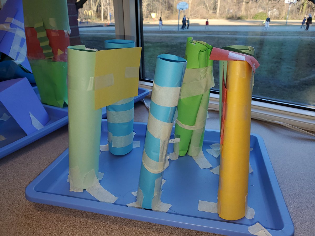 SPoplos's tweet photo. Watch out Dr. Seuss! These students created a NEW Seussville during our STEM Challenge.   #carrcroftstory #carrcroftfriends https://t.co/pB5NriwjbN