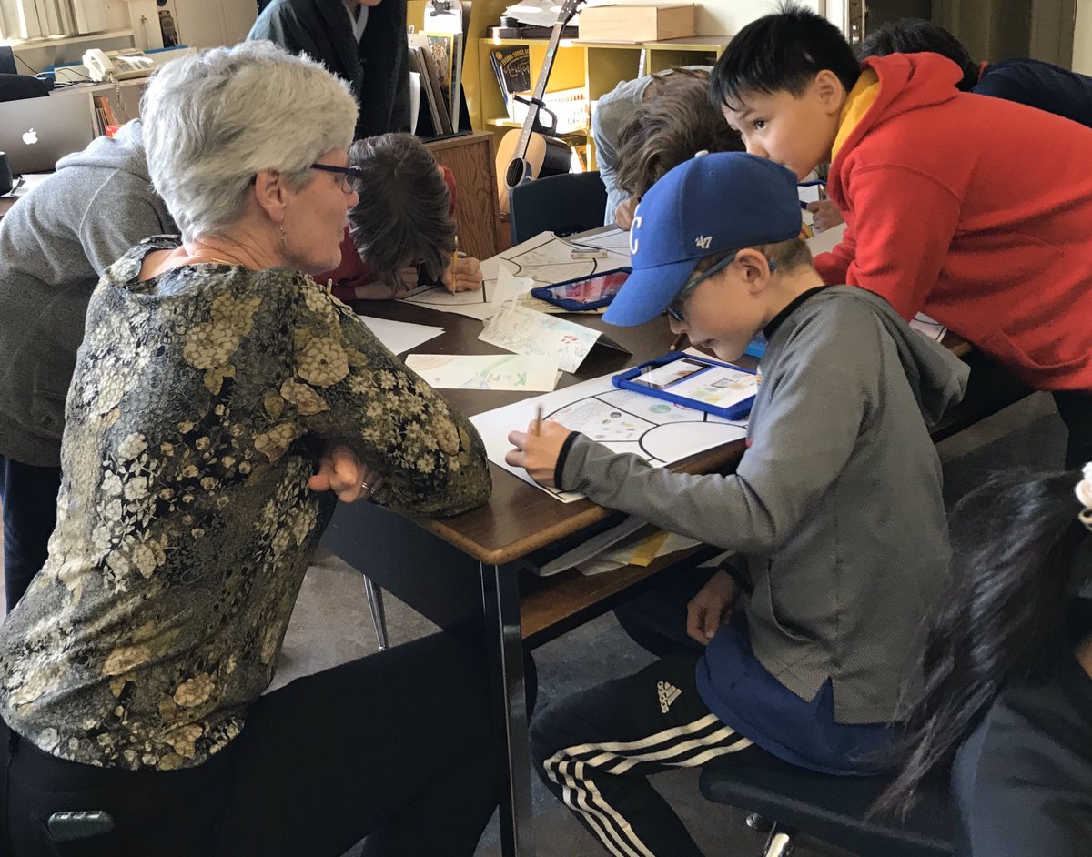 CavellElem's tweet photo. Thanks to @janetrfraser , Edith Cavell’s Liaison Trustee, for a great visit this afternoon. Students were able to talk about their learning and ideas. https://t.co/xQWGt9pwWe
