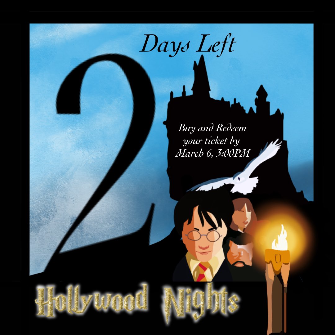 there's only TWO DAYS LEFT to buy and redeem your ticket from SCHOOL CASH ONLINE !! DON'T MISS OUT ON A MAGICAL TIME