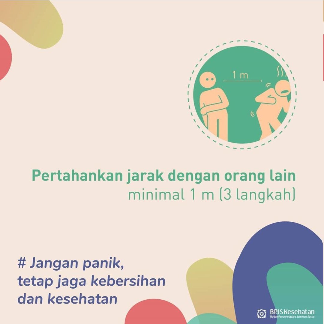 ElninoZaldi's tweet photo. Sudah banyak beredar tips mencegah Covid-19, tapi bagi kalian yg males baca, boleh dicek infografis menarik ini dari @BPJSKesehatanRI 
#BPJSedukasicorona
Part I https://t.co/T1Ylf2rkub