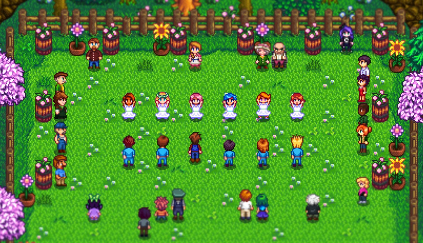 Flashshifter In Sve 1 10 Players Can Dance With Sophia Victor And Olivia At The Flower Dance Sve Characters Also Appear During Main Events At Festivals And Show Up For Farmhands