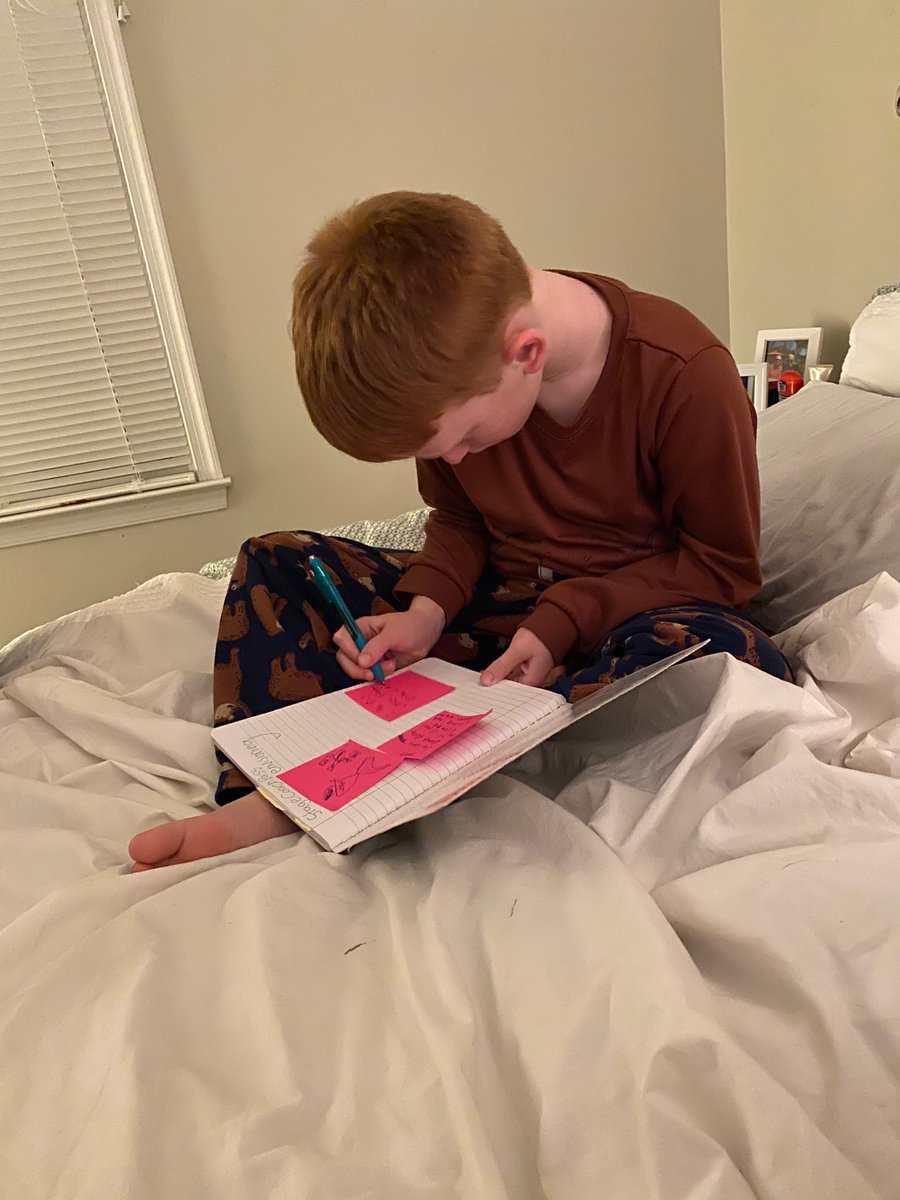 ceredstreake's tweet photo. When your mom is a teacher &amp; believes ❤️ in the #ruos making predictions, envisioning, &amp; identifying character(s) feelings. #stoplockandjotit #buildingstrongreaders #readingispower #twrcp https://t.co/Vgirvovrgv
