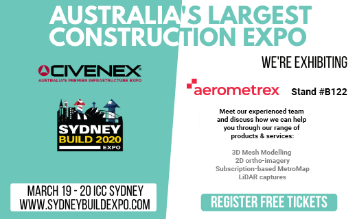 #SydneyBuild is fast approaching!! Don't forget to meet us there at #StandB122, and chat with our team to discuss our range of services across 3D and 2D. View some of our latest work in #3Dmodelling, #LiDAR, and #MetroMap. To know more, visit: sydneybuildexpo.com