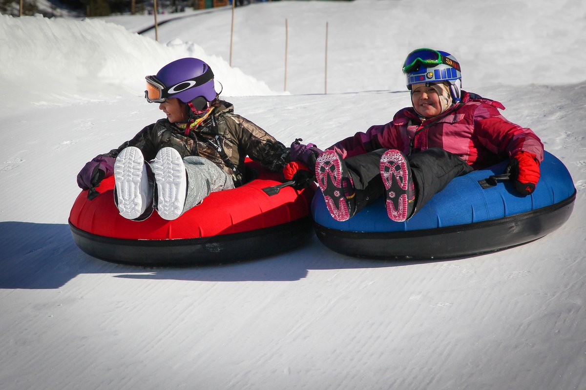 #SnowTubing is a thrilling and safe way for the whole family to feel the rush of speeding down the slopes, and #Banff has two awesome tubing parks in close vicinity. Find out more about this awesome winter activity on our website... bit.ly/BAUTube