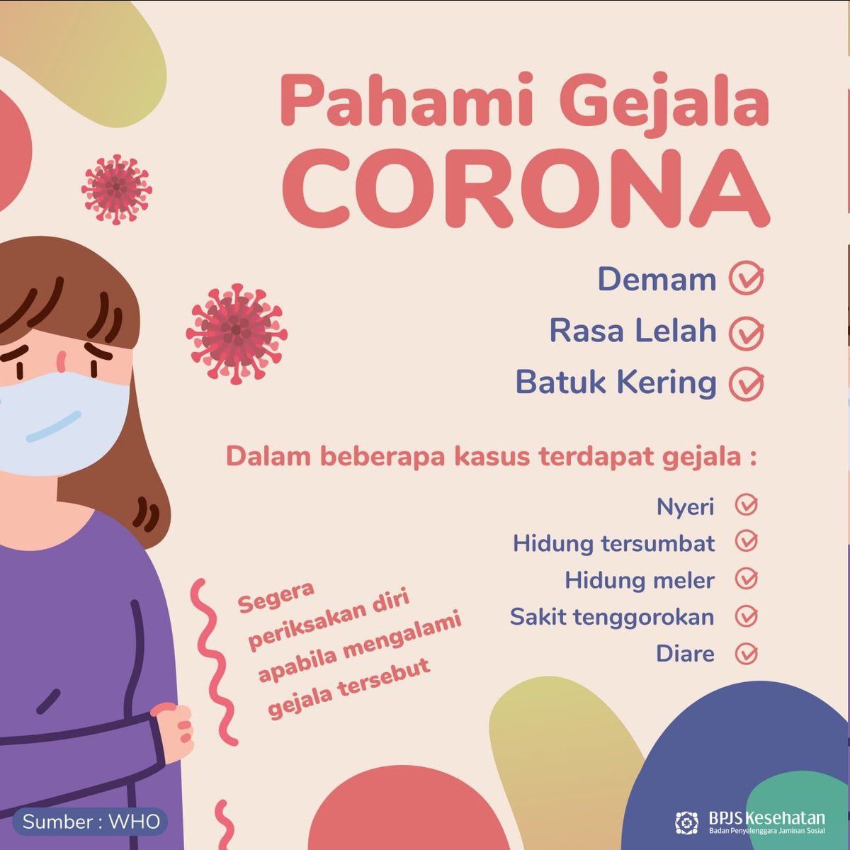 RAPUT913's tweet photo. ini nih gejala Corona, segera periksakan diri dan jangan panik ya

#BPJSEdukasiCorona https://t.co/rqtKtoKrv6