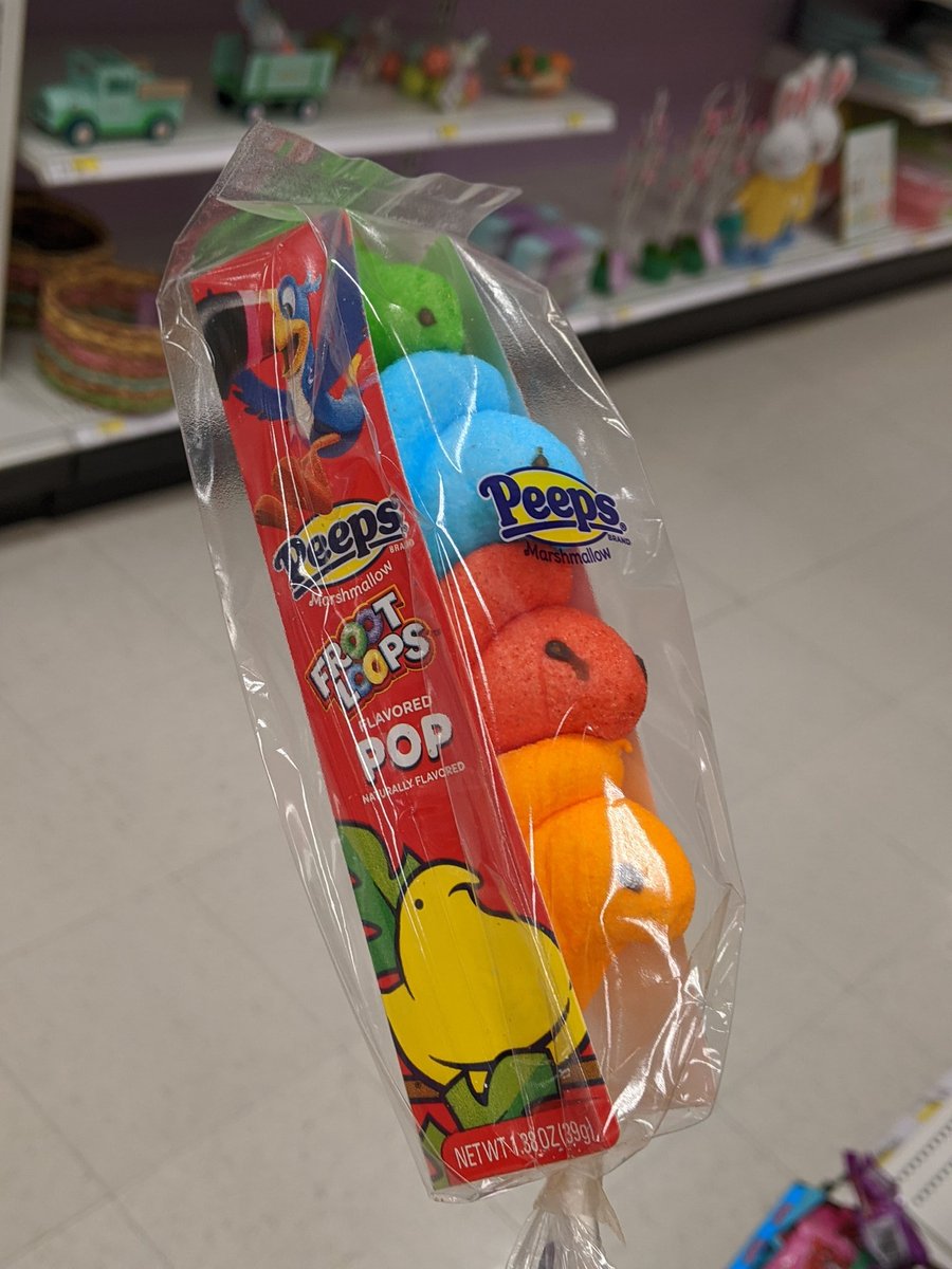 poptart1812's tweet photo. @EmptyBowlShow @cerealouslynet  Not only does Target have Peeps cereal-but they have cereal Peeps! My kids are gonna freak out! https://t.co/xGNyrFTGFi
