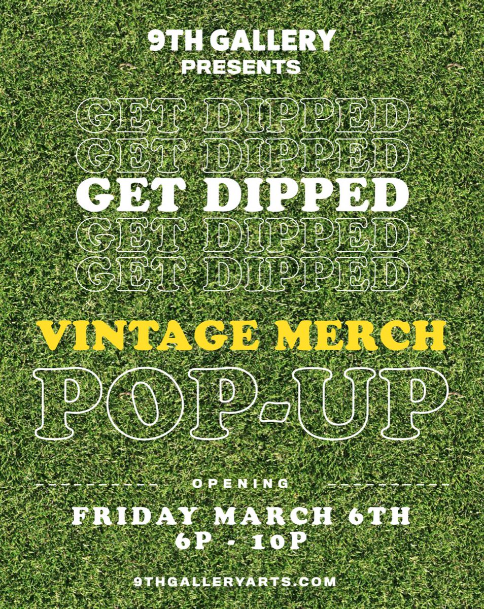 iamleeaux's tweet photo. #GETDIPPED #LASVEGAS @frankynines @radioactivedirt @SniptART with vintage collections by The Plug Exclusive RSVP https://t.co/fdeMnQAebm
This weekend will rule come through @9thGallery ๐๐๐โ๐จ #DTLV https://t.co/ktAaMV7XUr