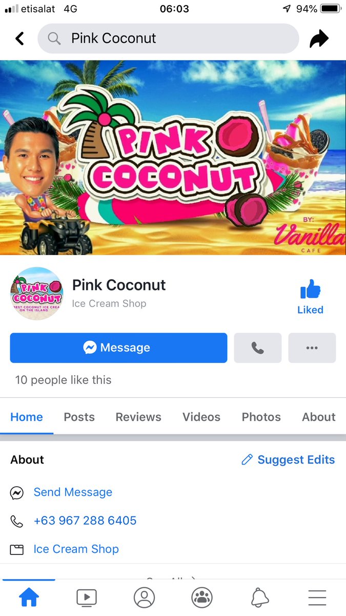 liezlibarra1's tweet photo. Magandang umaga Pilipinas at Team Abroad.pls go to Facebook and paki like nyo naman ang FB page ng Pink Coconut ni Boss Gino..thank you..
#GinoRoque #PinkCoconut
@iamginoroqueiv https://t.co/GvYuOvcU5E
