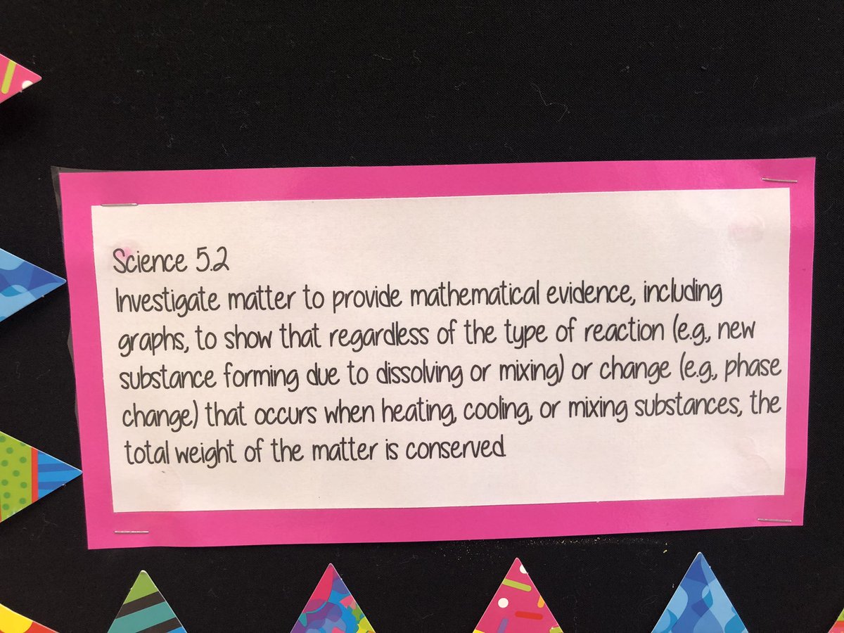 Mrs_SDillard's tweet photo. Students completed several labs learning about conservation of mass. They then created graphed data to prove conservation of mass. Finally they created wrote a scientific explaination with their claim, evidence and reasoning based on their data. #learningleading #ismmcpss https://t.co/9VXgocMvO7