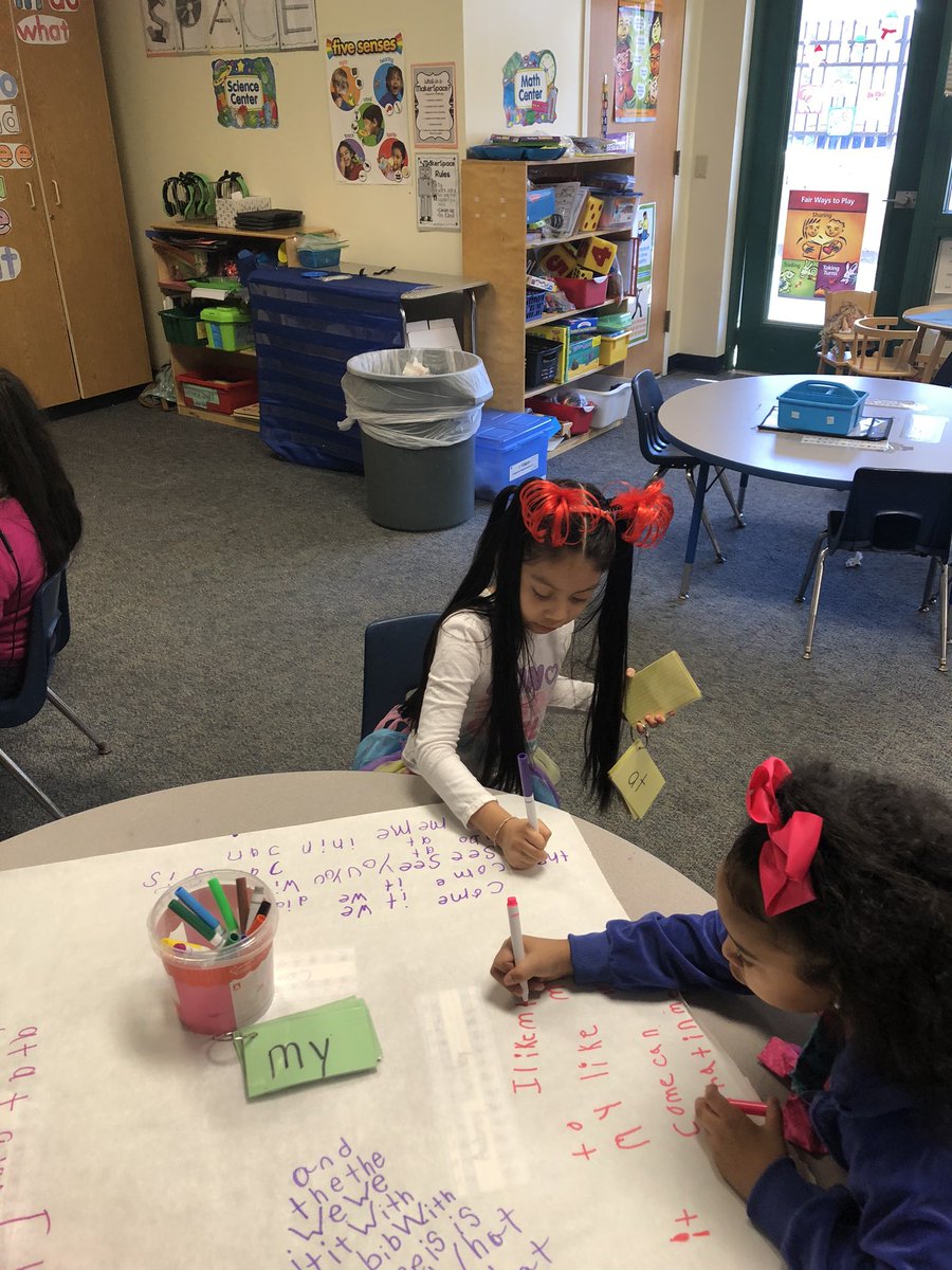 Students in K 101 at TMES are working hard on reading and writing sight words. @zampellel <a href="/TheaJackson8/">Thea M Jackson-Byers</a> @napolitania21 @Jackson__Lauren <a href="/Asbury_ParkSD/">Asbury Park Schools</a>