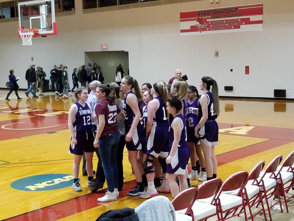 SCSDsupt's tweet photo. Congratulations Stamford Ladies! Great game. See you Saturday. :) https://t.co/lQbNxwdfPG