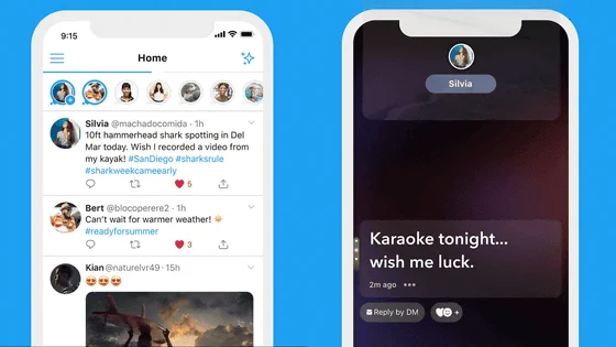 Twitterが投稿から24時間すると自動消滅する機能をテスト中らしい・・・