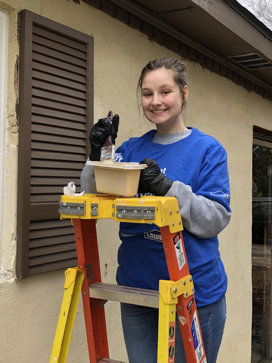 ychabitat's tweet photo. Thanks @fleishmanhillardnc for participating w/ @loweshomeimprovement in #internationalwomenbuildweek2020 to raise awareness of 18 million households across the U.S. paying more than 1/2 of their income for housing costs. Let’s make the #CostOfHome something we can all afford! https://t.co/TPCVjI5uWH