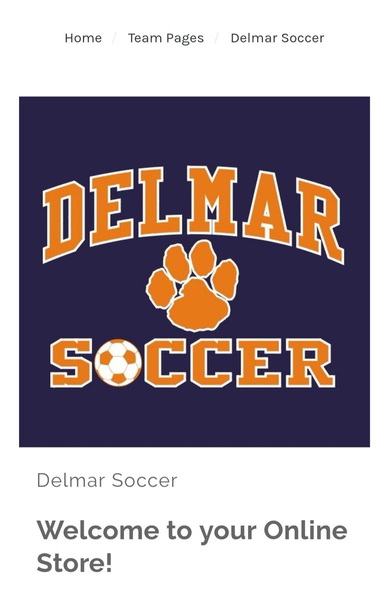 DawnLybarger's tweet photo. Support Delmar Girls Soccer and get your swag here! 🔵⚽️🟠 The store is open until Sunday, March 15th! #delmarwildcats 
https://t.co/l6hYCNo8kf https://t.co/liaWI6GTbN