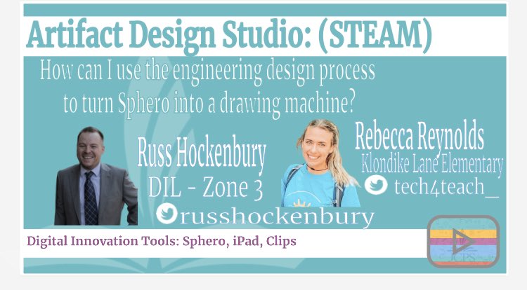 tech4teach_'s tweet photo. ||FACT|| #Zone3 has the BEST #JCPSDigIn leader @russhockenbury! 🤖 Sneak peak at his latest coming to the @JCPSKY Digital Learning Channel, Artifact Design Studio!! I was lucky enough to collab on this one! 😍 #ComingSoon #WeAreJCPS #JCPSDL https://t.co/qfyNmLU4nT