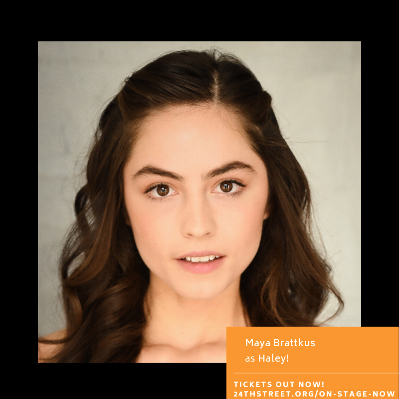24thST's tweet photo. It's time to introduce another cast member for The Night Buster Keaton Dreamed Me! Next up is Maya Brattkus, who will be playing Haley! 

Maya believes that theatre has the power to inspire and change us for the better.

Welcome to the team, Maya! https://t.co/8aPRHq8Y8M